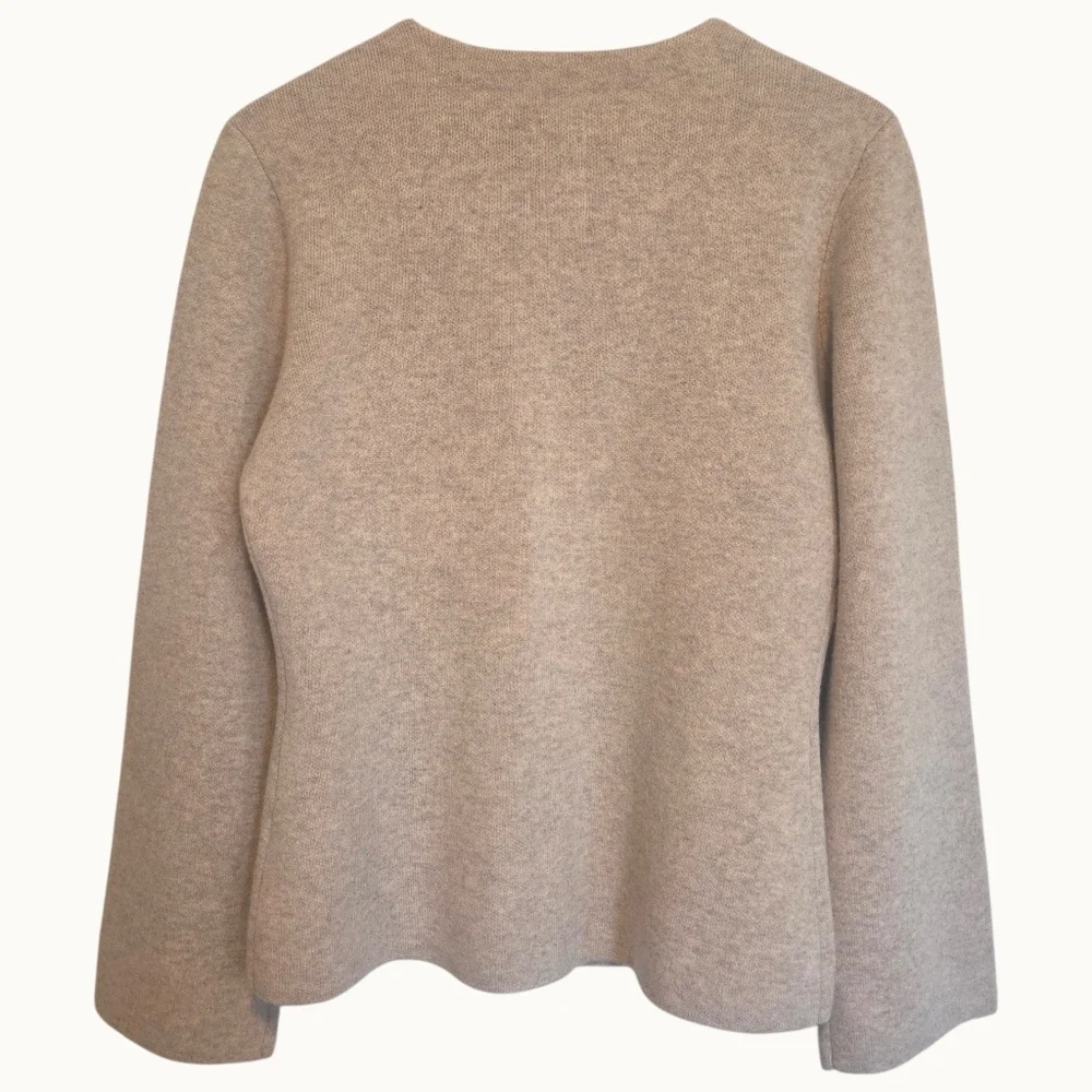 NWT Joie 80% Wool 20% Cashmere Button Front Cardigan – Soft Beige – Size S - Picture 4 of 5